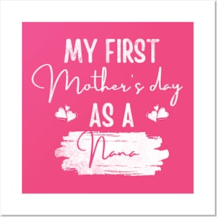 My First Mother's Day as A Grandma Posters and Art